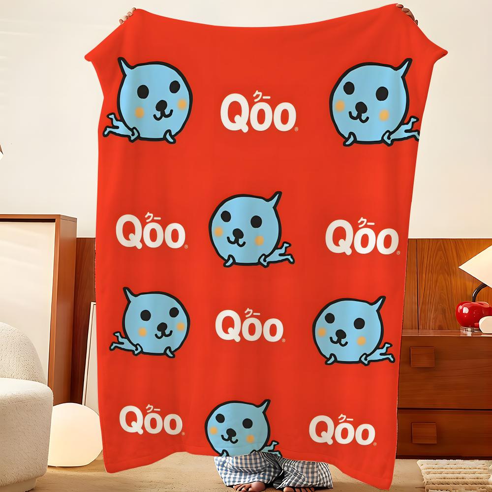 Плед Q-Qoo, Фланелевый плед, Легкий, Уютный, Прочный, Моющийся, Милый, Крутой