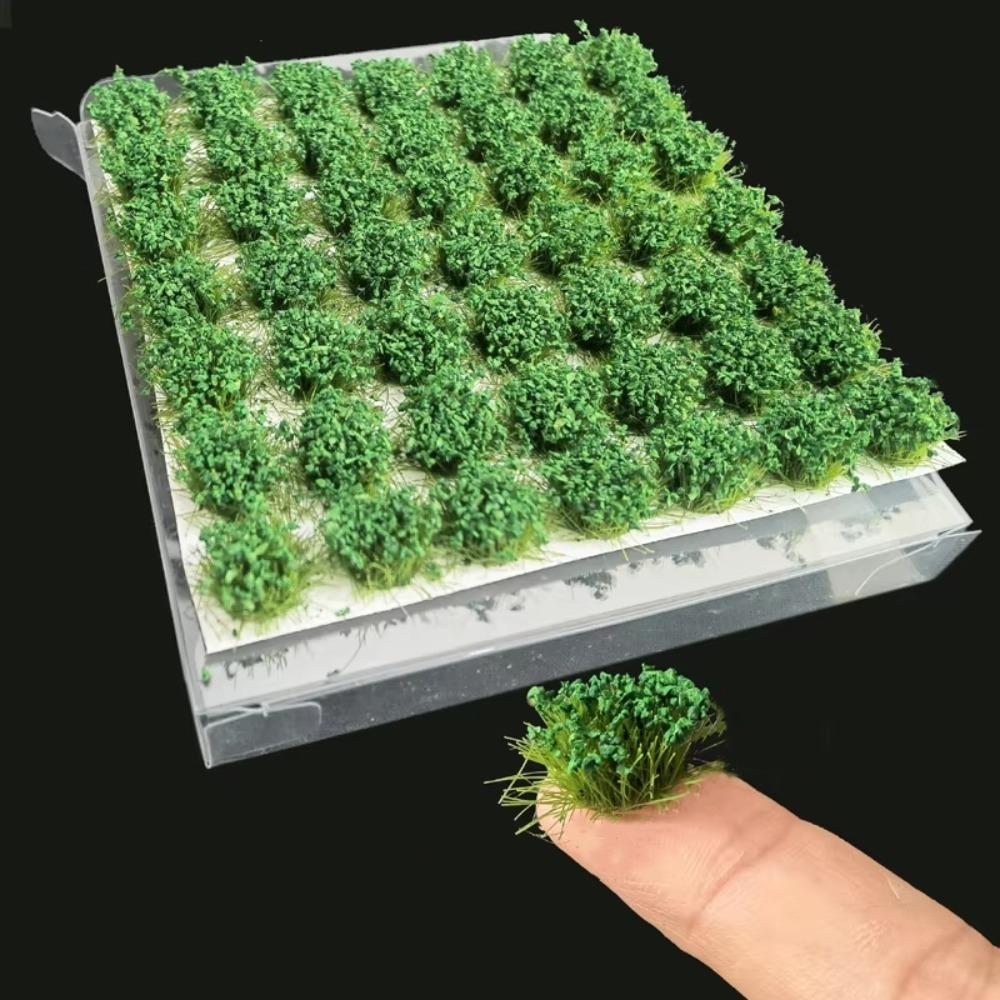 Railway Train Static Flower Tufts ABS Plant Materials Flower Grass Model Micro Landscape