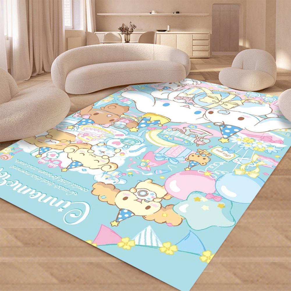 Дисней Cinnamoroll Мультяшная Собачка S-anrio Ковер Коврик для Дома Гостиной Спальни Декора Дивана Детский Ковер Напольный Коврик