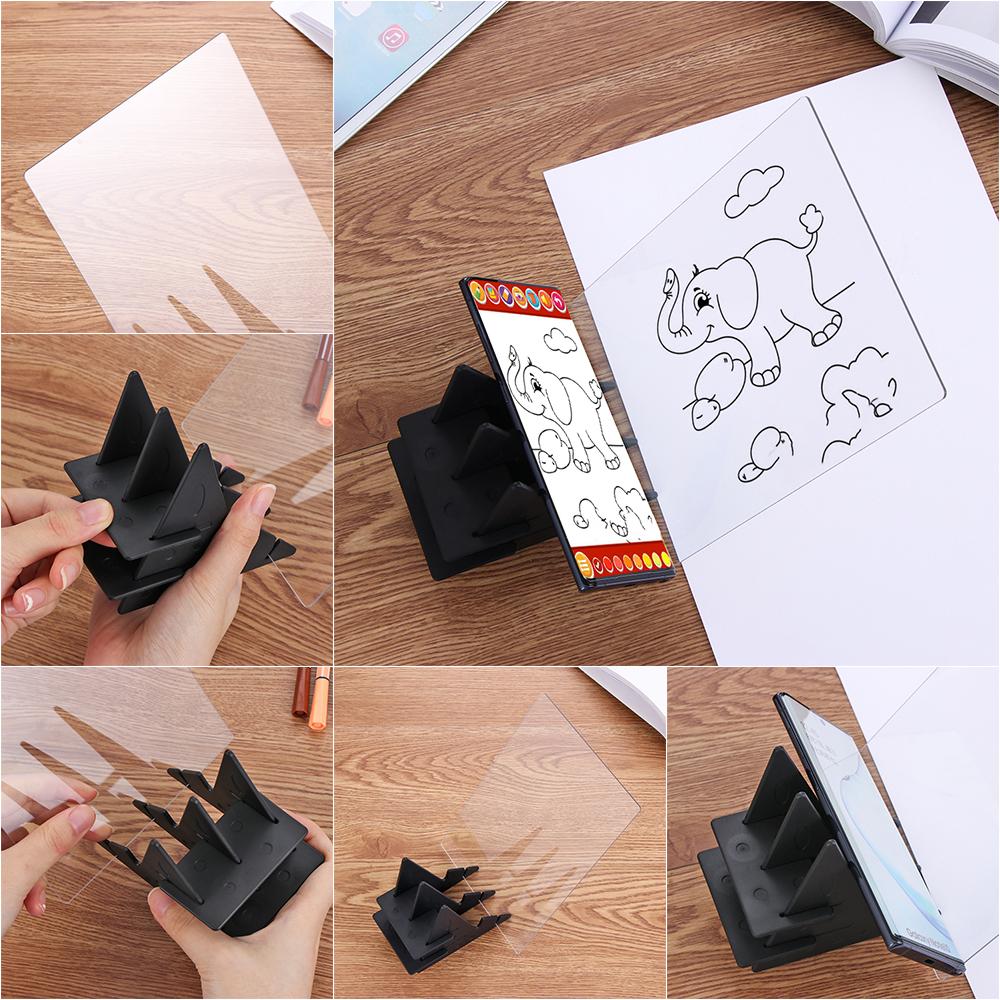Boards Mirror Plate Sketch Drawing Board Dimming Bracket Painting Stand Optical Image Drawing