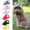 Pet Baseball Cap Super Soft Adjustable Wear-resistant Wide Brim Easy-wearing Dress Up Canvas Colorful Puppy Baseball Cap Pet Headgear Pet Supplies