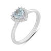 Silver Ring with Natural Topaz 1.225ct, Item Weight 2.48 G (2188452)