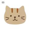 Cartoon Cat Shaped Silicone Dining Table Placemat Coaster Kitchen Accessories Mat Cup Mug Heat-resistant Animal Coffee Drink Pad