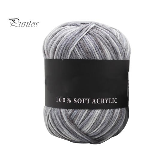 Шерстяная пряжа тройных брендов, мягкая молочно-хлопковая однотонная вязальная пряжа для свитера