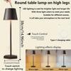 3 Colors Table Lamp LED Touch Sensor Desktop Night Light Rechargeable Wireless Reading Lamp For Hotel Bar Restaurant Room Decor