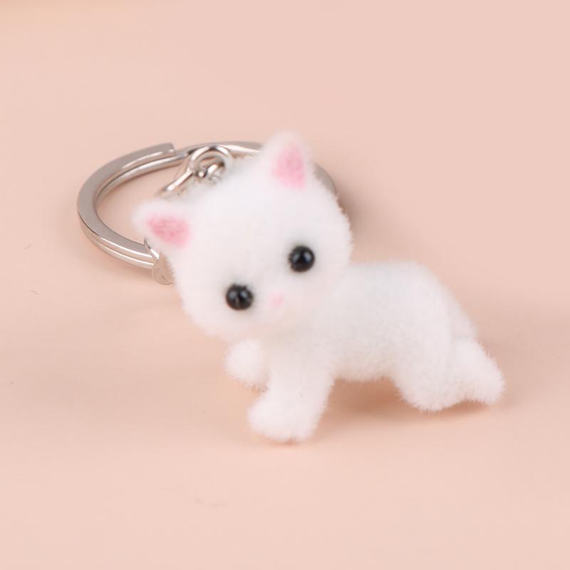 Брелок в виде мультяшного 3D-кота, лежащего на земле, милый лежащий котенок, брелок в виде животного, подвеска для рюкзака своими руками, подвески для автомобиля, сумка, декоративная игрушка, подарки