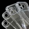 Transparent Clear Magnetic Case Camera Protective Shockproof Phone Cover for iPhone Air 17 16 15 14 13 12 11 Pro Max