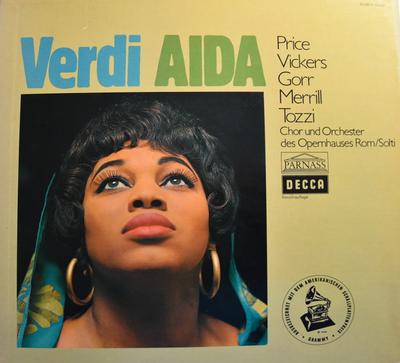 Виниловая пластинка ДЖУЗЕППЕ ВЕРДИ , ЛЕОНТИНА ПРАЙС , Л - Аида 92435 Decca 1971 Германия Классическая Б/у