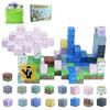 Minecraft-inspired Building Blocks Set, 150 Pieces + 4 DIY Characters, Sakurajima Theme Set, 3D Puzzle, Minecraft-inspired Toy, Educational Toy,