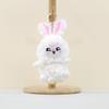 Plush Rabbit Cartoon Toys Keychain Stuffed Dolls Bag Decorations Gifts Kids