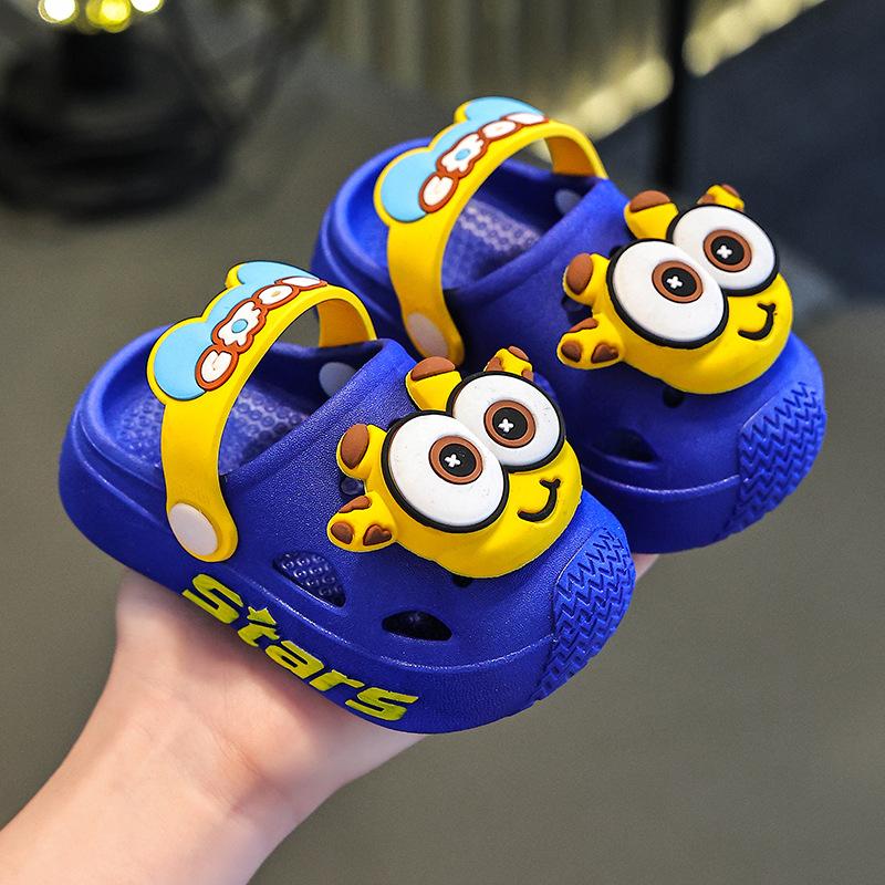 Детские тапочки летние для девочек, детские, для дома, мягкая подошва, нескользящие, с рисунком, милые, классные, тапочки для мальчиков, пляжная обувь