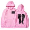 2025 New Fashionable and Interesting Wing Printed Crow Men's and Women's Casual Autumn/Winter Outdoor Sports Hoodie