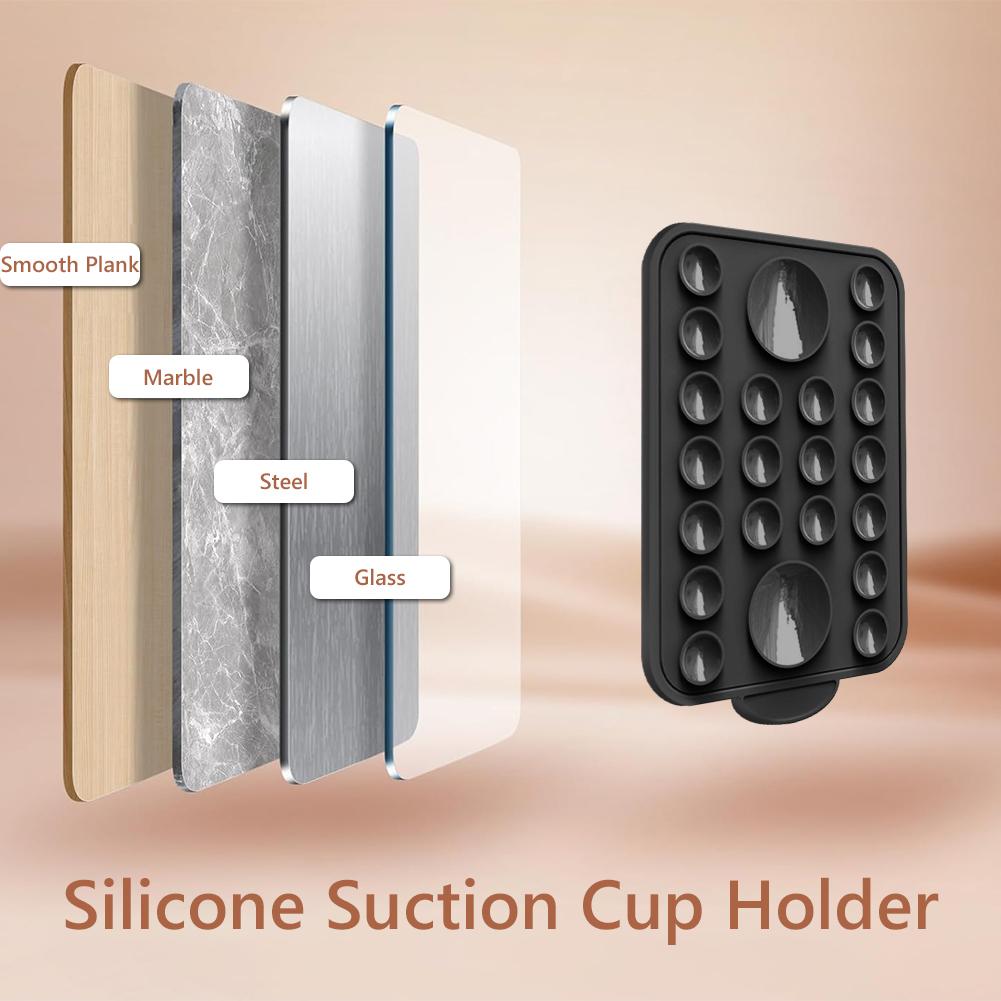 Магнитный держатель для телефона Силиконовая присоска Свободные руки Зеркало Держатель для телефона для душа Подставка-держатель для чехла телефона для iPhone 12/13/14/15