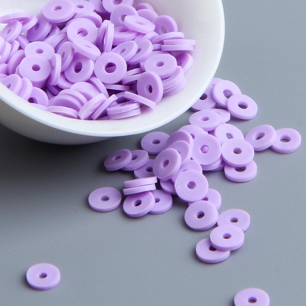 10 г бусин из полимерной глины сплошного цвета для браслетов и ожерелий - Разделительные бусины ручной работы