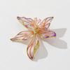 Exquisite Romantic Iris Flower Brooch Wedding Party Gifts Brooches Jewelry  For Men Women