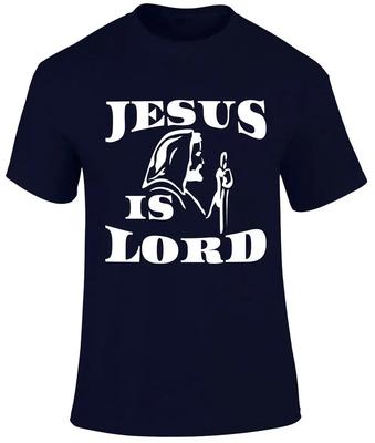 New Short Sleeve Unisex 100 Cotton Tee Shirt For Unisex Jesus Is Lord Of All Sovereign Lord Christian Religious Unisex T Shirt