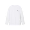 Men's T-Shirts Men's Standard White Crew Neck Moderate Straight Fit