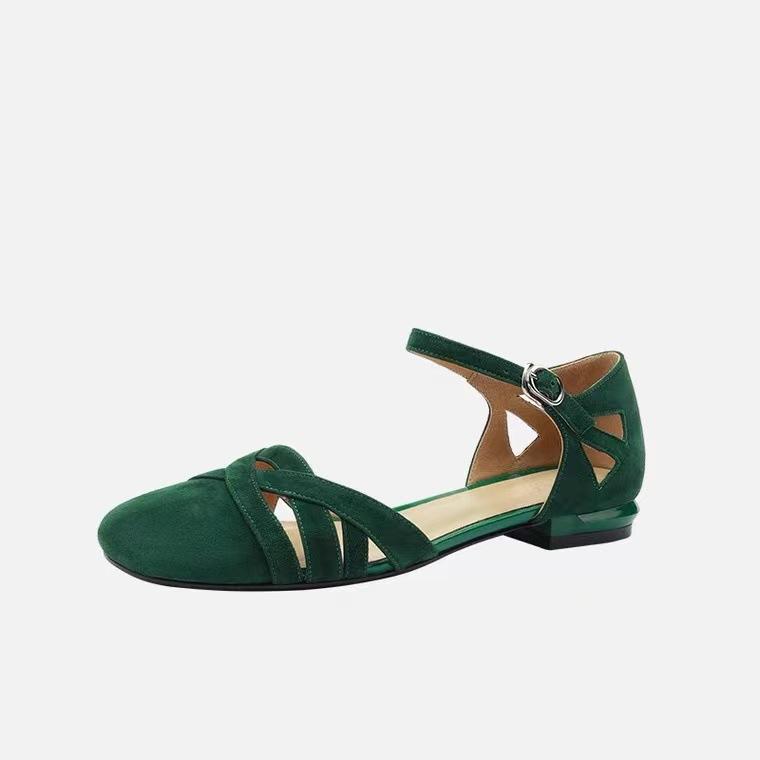 Классические римские сандалии в стиле ретро, ​​летние женские новые туфли на плоской подошве с круглым носком и мягкой подошвой, женские туфли Zapatos De Mujer Mary Jane