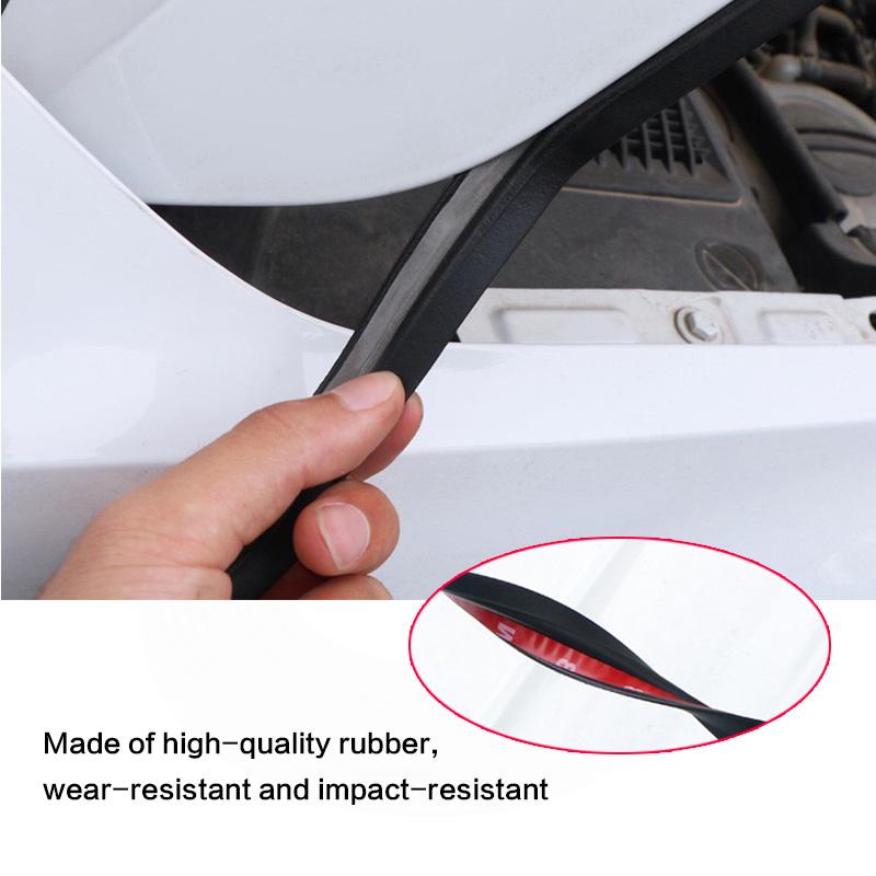Уплотнительная лента капота автомобиля, резиновая уплотнительная лента, пылезащитная лента 4M(157.48 дюймов) Саморежущаяся водонепроницаемая и пылезащитная полоса для автомобилей