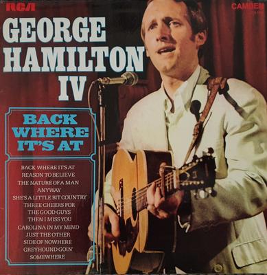 Виниловая пластинка GEORGE HAMILTON IV - Back Where It's At CDS1126 RCA Camden 1973 UK Folk Б/У