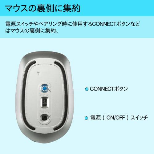 HP Mouse Wireless Thin HP Z4000 Wireless Mouse Black Ambidextrous Compatible (Model Number: H5N61AA#UUF) Compatible with Mac Windows PC MacBook