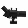 Finderscope, 6x30 Metal Finderscope for Astronomical Telescopes, 45 Degree Optical Glass Telescope Accessory, with Bracket