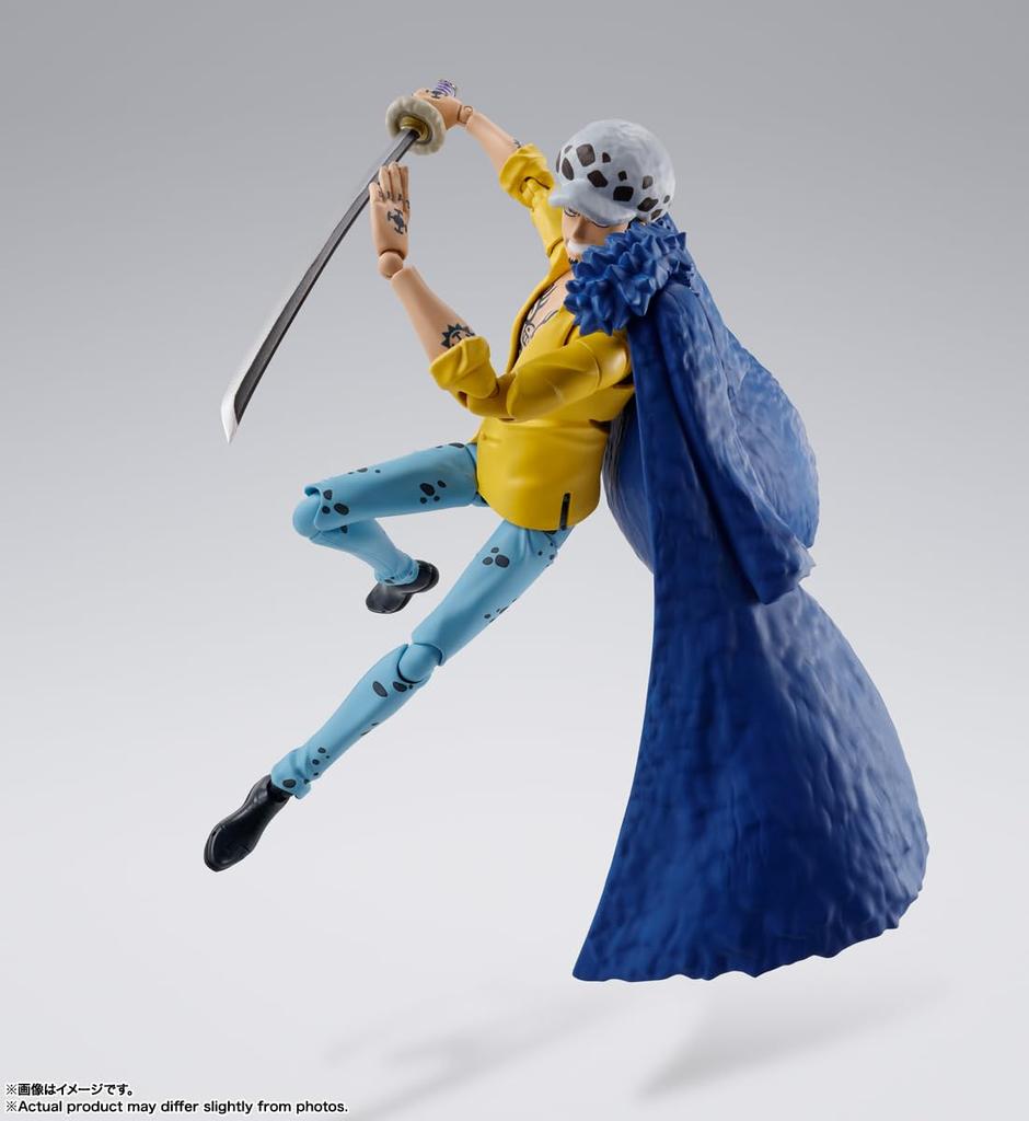 TAMASHII NATIONS ONE PIECE Trafalgar Law Onigashima Invasion 160mm PVC ABS Painted Movable Figure S.H.Figuarts - - Approx. &