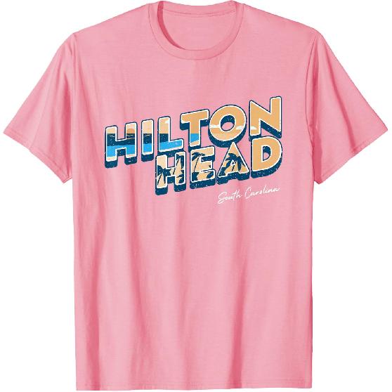 Hilton Head Island South Carolina Beach Vacation Vintage T-Shirt for Men Women Kids