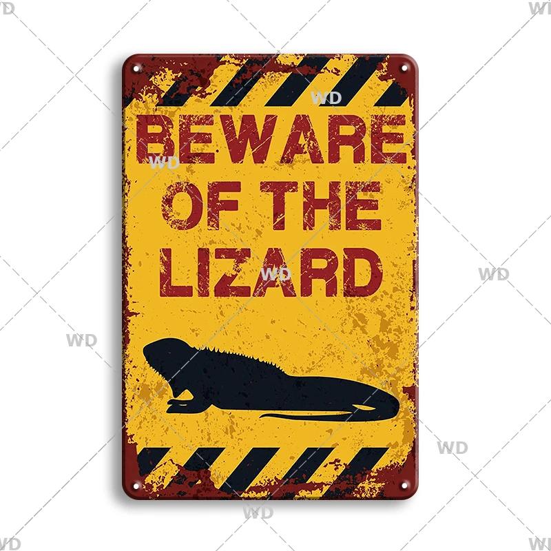 Предупреждение Опасность Металлические Знаки Остерегайтесь Животных Постер с Котом Винтажная Настенная Табличка Металлическая Тарелка Паб Бар Дом Живопись Декор для Мужской Пещеры