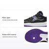 Li Ning Primary 3 V3 Удобные Универсальные Низкие Детские Баскетбольные Кроссовки Детские Баскетбольные Кроссовки Черно-Фиолетовые YKBU040-7