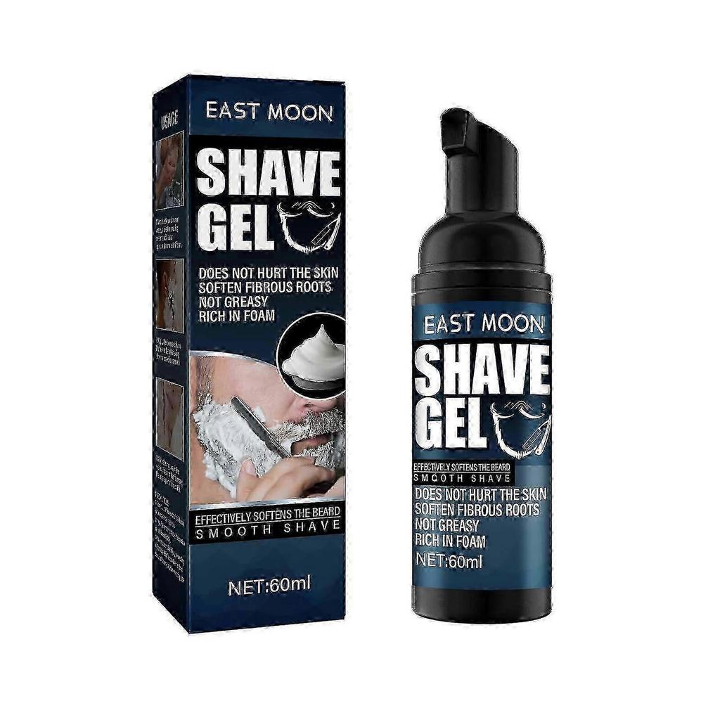 Men's Shaving Cream - Gentle, Moisturizing Foam For Softened Beard Close, Comfortable Shave - Refreshing Skin Care In 60ml