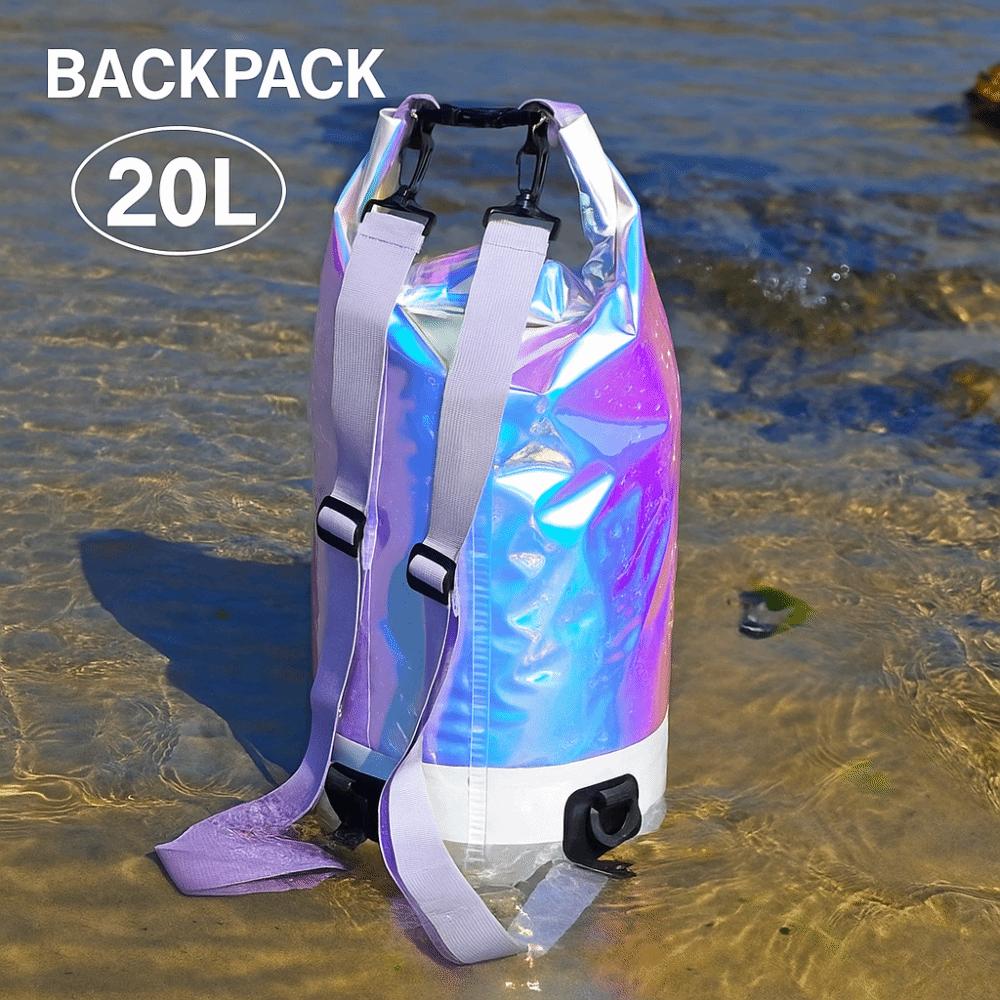 10L/20L Swimming Bucket Bag Large-Capacity Beach Backpack Fashion Waterproof Dry Bag  Water Sports