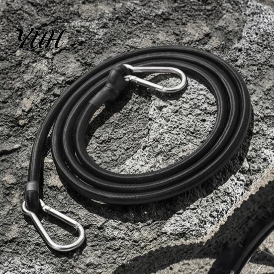 Веревки для крепления груза, bungee-шнуры с карабинами, тяжелые?Прочные уличные ремни, Эластичный прочный крепежный шнур для тентов, палаток,