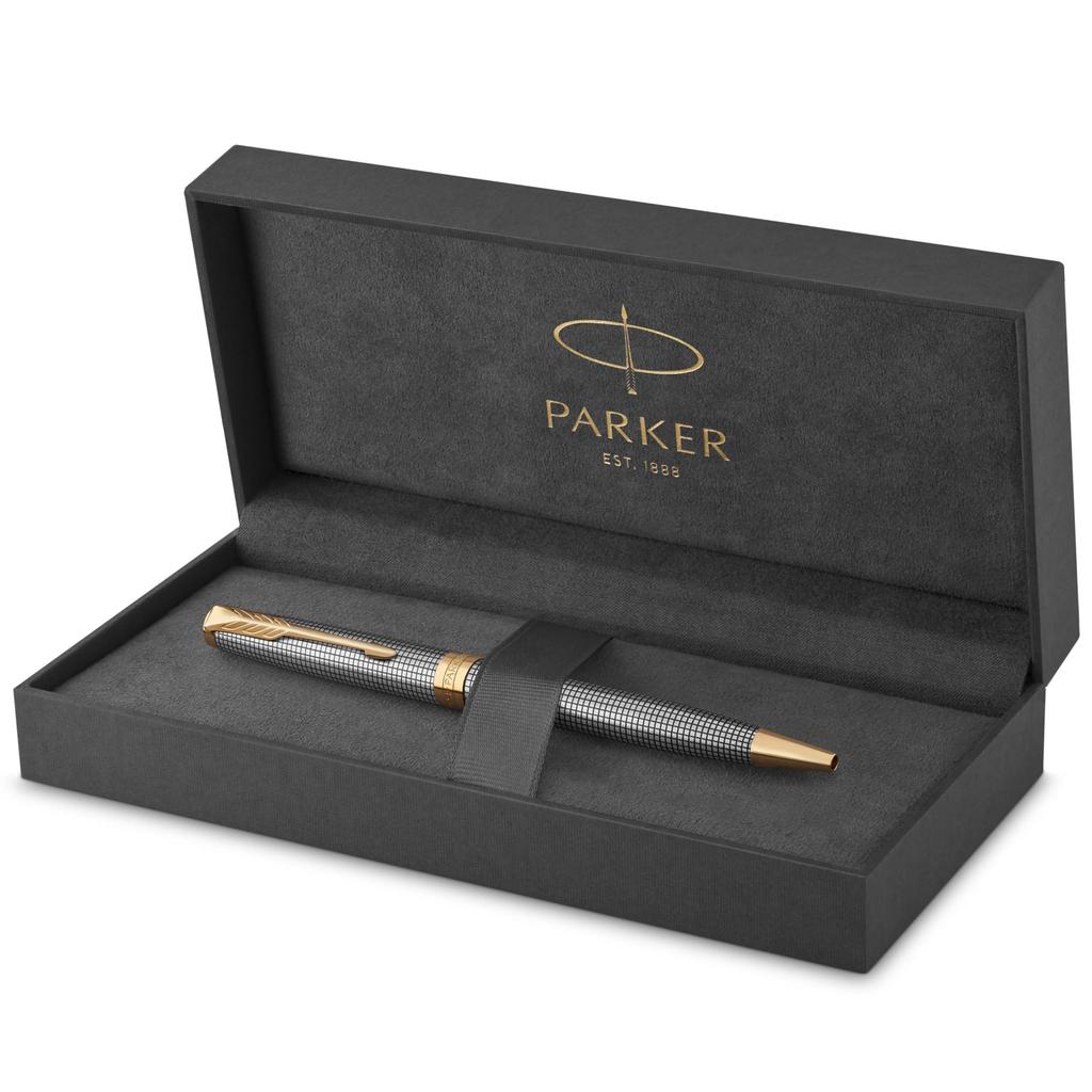 Parker Шариковая ручка Sonnet Premium Shizure GT со средним стержнем, подарочная коробка, оригинальный импортный продукт 1931492 на масляной основе