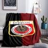 Genkelbigli Club Sports Blanket Flannel Throw for Sofa, Indoor, Camping, Living Room, Office, Chair, And Bed Soft Birthday Gift
