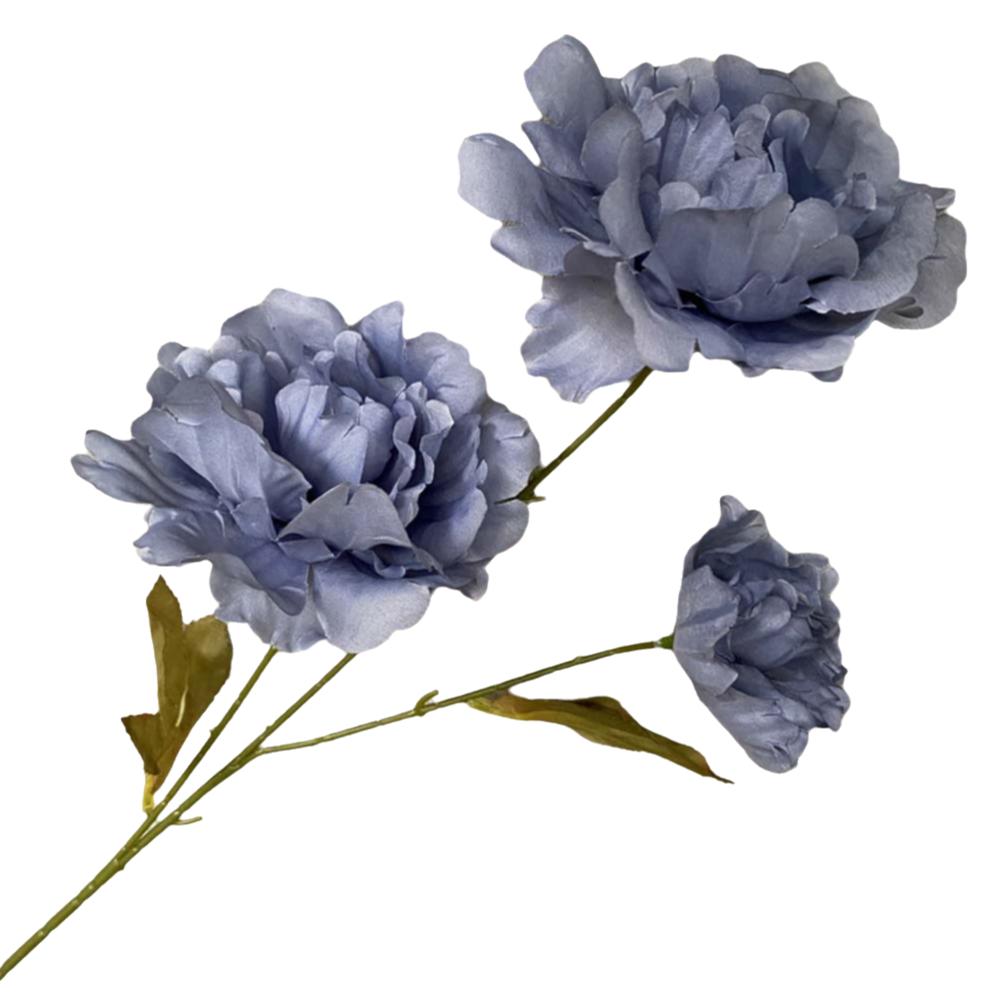 Многоцветный Пион Искусственный Цветок 3 Головки Листья Реалистичные Цветы Шелковые Лепестки Цветочная Композиция Искусственный Цветок Пион