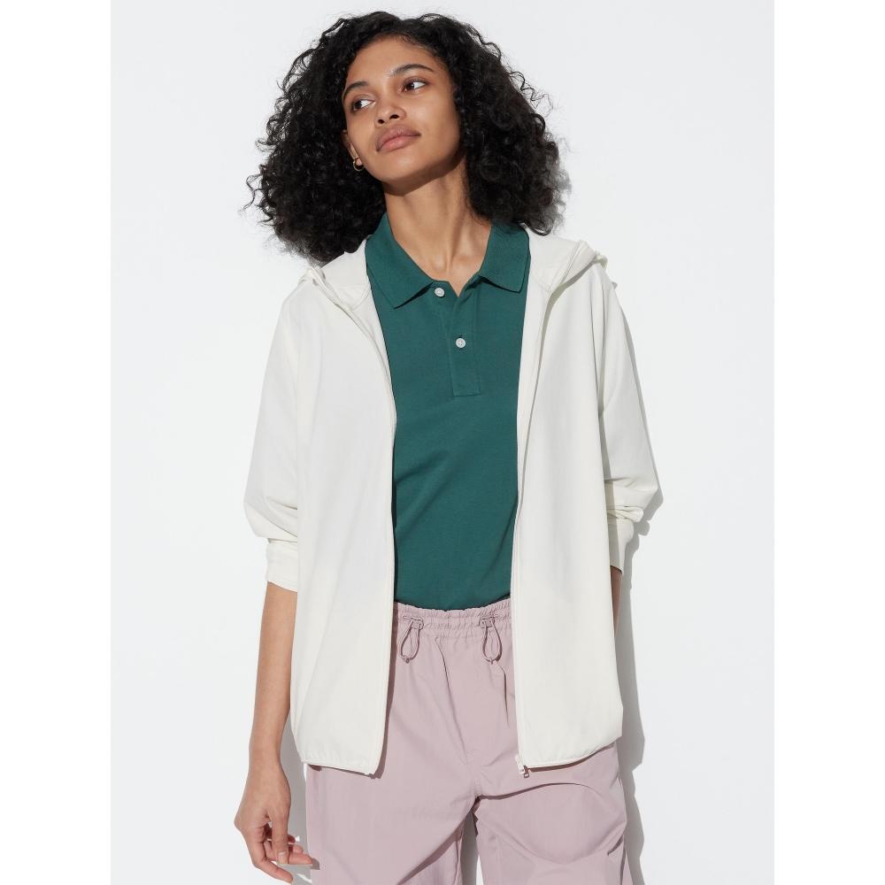 Uniqlo Мужская парка с ползунком Dry Ex с защитой от УФ-лучей