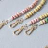 New Fashion Woman Bag Accessory Detachable Solid Beaded Chains Cute Acrylic Luxury Strap Women Bag Handle Candy Beads Chain