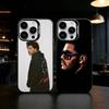 Чехол для телефона T-The WeekndD Певец Для iPhone 17,16,15,14,13,12,11,Pro Max,Plus Конфетный Серебристый Чехол