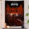 AATEEZ KPOP Tapestry Art Printing Japanese Wall Tapestry Anime Wall Hanging Home Decor