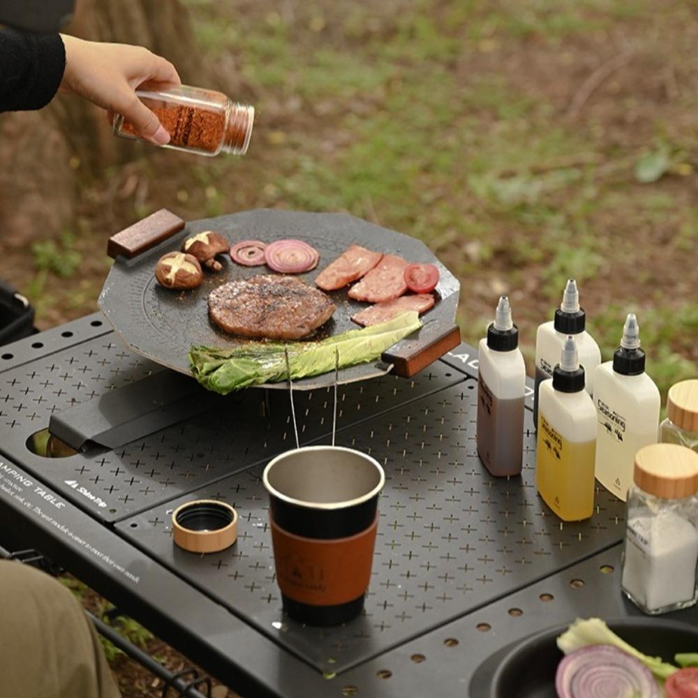 Outdoor Barbecue Seasoning Dispenser Sets Container Seasoning Storage Bag  Camping Picnic Car