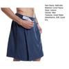 Men Bathrobe Bath Towel Adjustable Elastic Waist Homewear Nightgown Pocket Outdoor Sports Swimming Gym Spa Towel