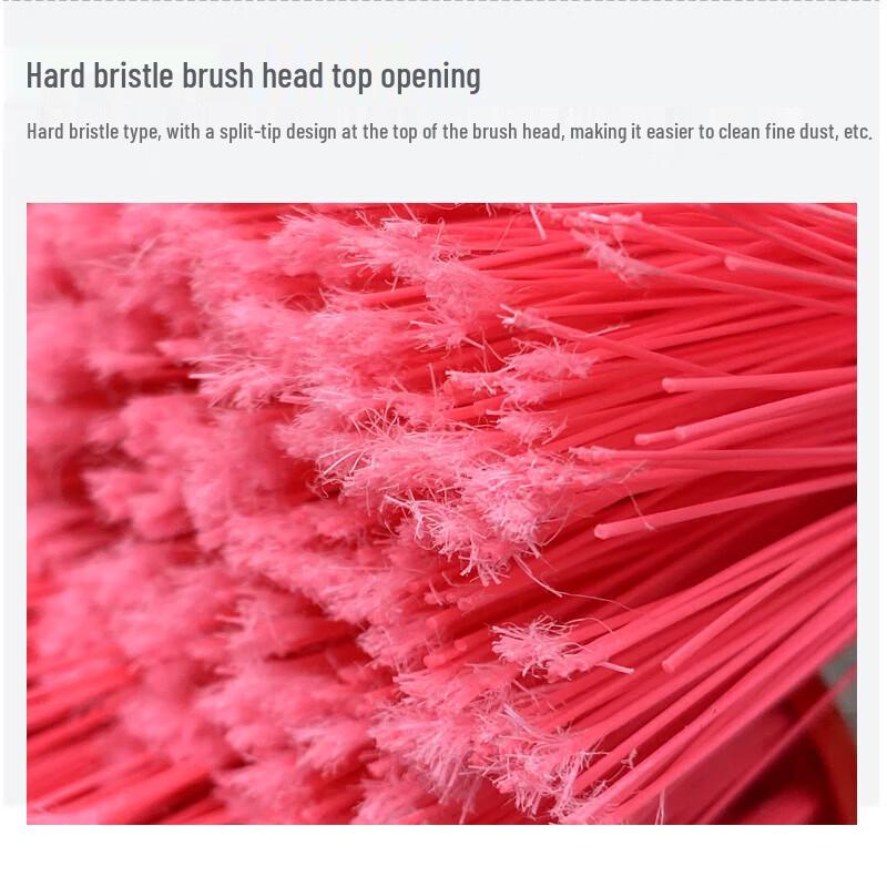 Метла Lijiu Hong с деревянной ручкой и жесткой щетиной