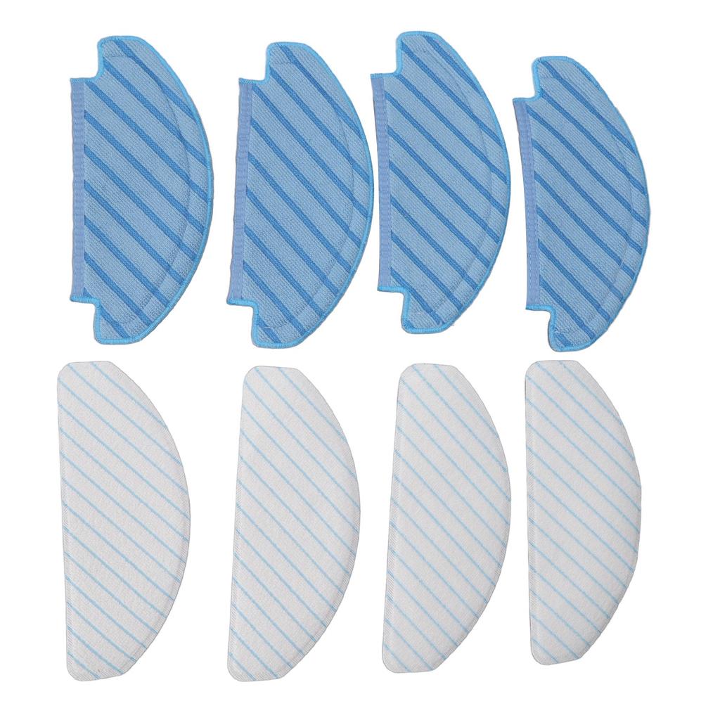 8 Pcs Mop Cloth for DEEBOT OZMO T8 T8aivi N8pro Plus Vacuum Cleaner Replacement Parts Cleaning Pads