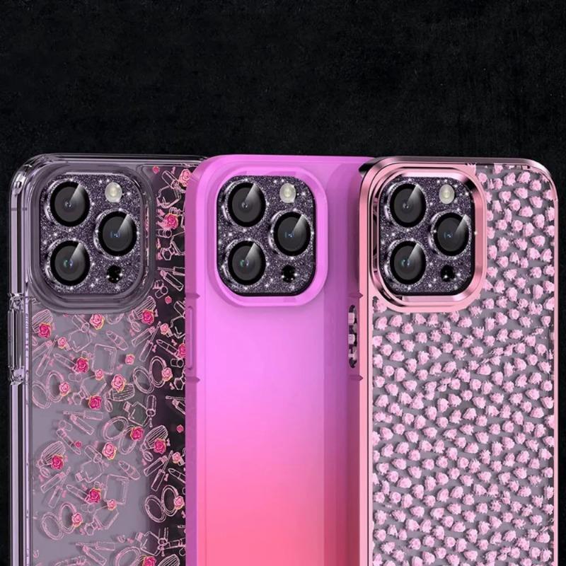 Блестящая защитная пленка для объектива камеры с бриллиантами для IPhone 14 15 Pro 14Pro 13Pro Max, полное покрытие, кольцо для объектива, стекло для IPhone 14ProMax, пленка