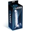 Realistic Dildo with Testicles Crystal Material 22 Cm