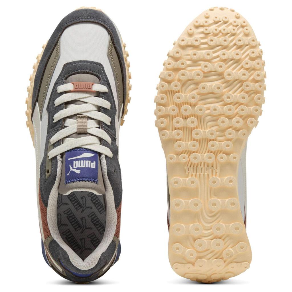 Puma Blktop Rider Унисекс Белый Серебристый Низкие Повседневные Кроссовки 401255-01
