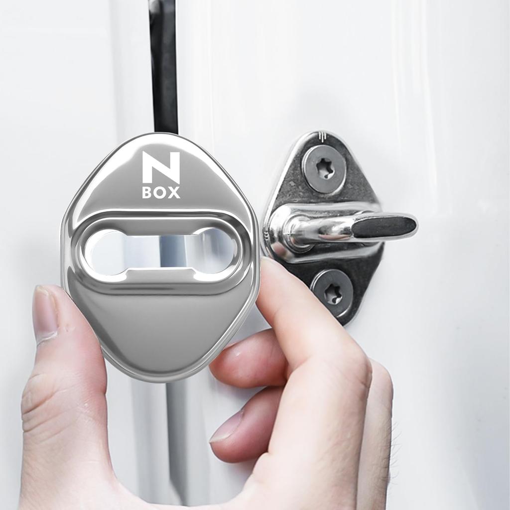 Для Honda N-BOX Custom Аксессуар Накладка на накладку замка двери для nbox JF1 JF3 JF5