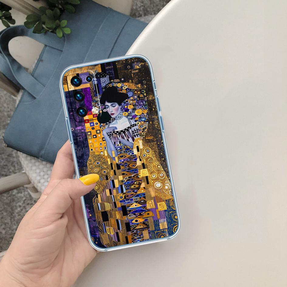 BF67 Густав Климт Прозрачный чехол из софтшелла для Motorola Moto Edge 20 30 40 50 S30 Fusion Ultra Pro Neo Lite + G200 G23