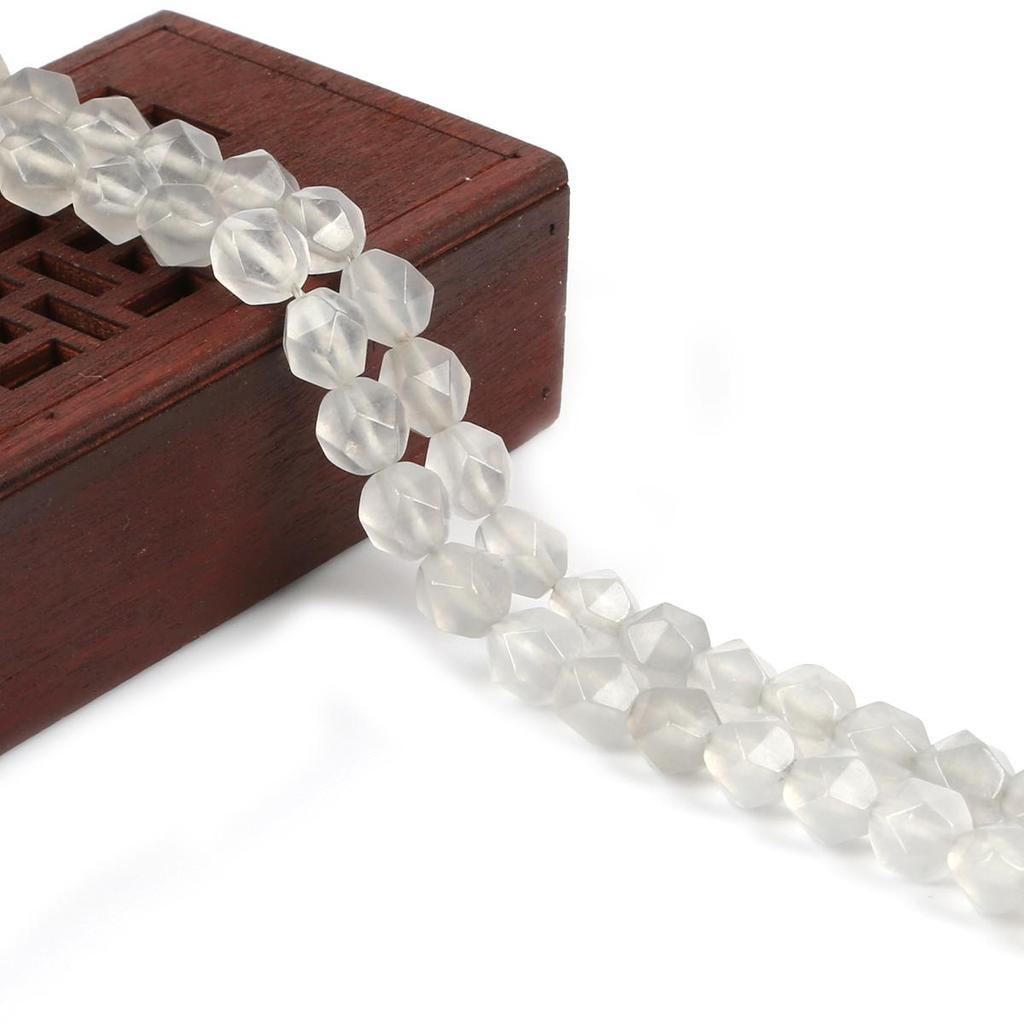 Граненый натуральный камень, острые 8 мм, свободные бусины, ожерелье, браслет, аксессуар для изготовления ювелирных изделий
